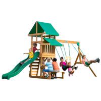 BACKYARD DISCOVERY Belmont Drewniany Plac Zabaw 6w1