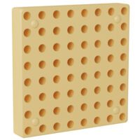 MASTERKIDZ Panel Ścienny Tablica Naukowa Kreatywna STEM 20x20 cm Bez Panelu Montażowego