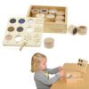Zgaduj Dotykiem Materiał I Faktura 12 Elementów Montessori