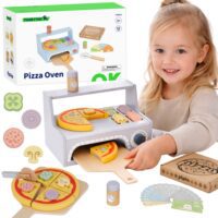 TOOKY TOY Pizzeria Drewniany Piec do Pizzy Akcesoria