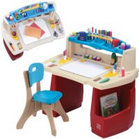 STEP2 Biurko z Krzesełkiem Kącik plastyczny edukacyjny Delux