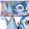 WOOPIE ROYAL Lalka Lodowa Księżniczka Lily i Magiczny Powóz Karoca Akcesoria
