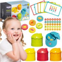 WOOPIE Gra Logiczna Edukacyjna Sorter Klasyfikacja Kolorów
