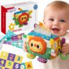 WOOPIE BABY Zabawka Edukacyjna Sensoryczna Pani Metka Pudełeczko Chusteczek