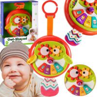 WOOPIE BABY Interaktywna Zabawka Sowa Pianinko z Szeleszczącym Ogonem