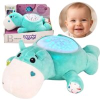 WOOPIE BABY Przytulanka Projektor 2w1 Usypiacz Hipopotam