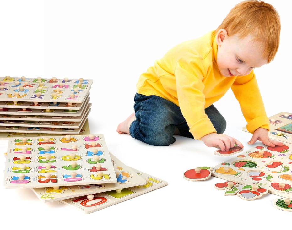 Montessori Wooden Puzzle Board