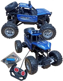 Autko Zdalnie Sterowane MONSTER TRUCK METAL LED RC Niebieskie