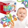 WOOPIE BABY ZABAWKA SENSORYCZNA GRZECHOTKA GRYZAK 2w1