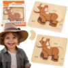VIGA Drewniane Puzzle - Mój Przyjaciel Konik